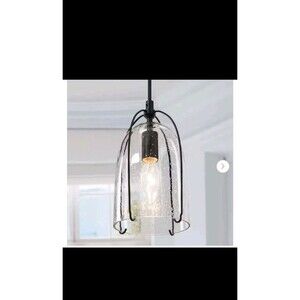 Uolfin Black 2-lights Pendant Light,  Contemporary Shaded Kitchen Mini Pendant